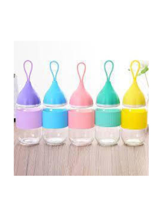 Zmart Imports Bottle Water Plastic with Screw Cap Purple 300ml