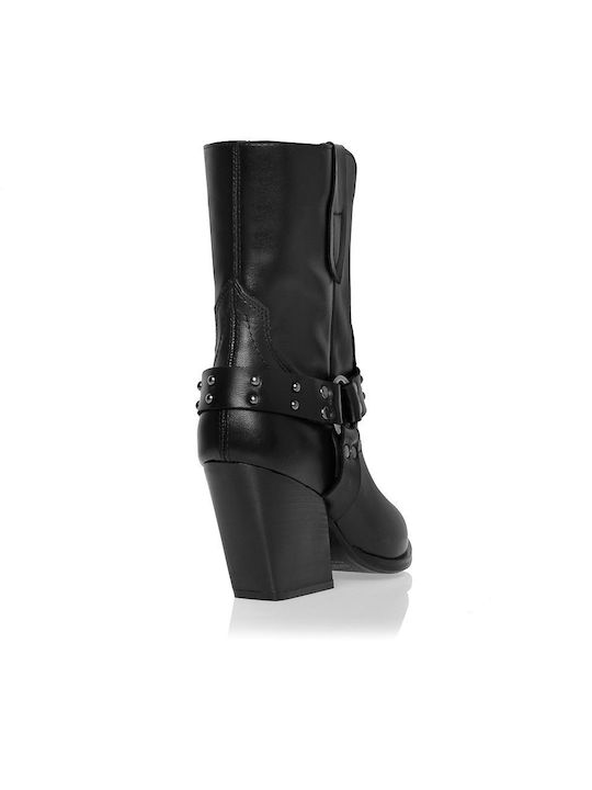 Sante Women's Ankle Boots with High Heel Black