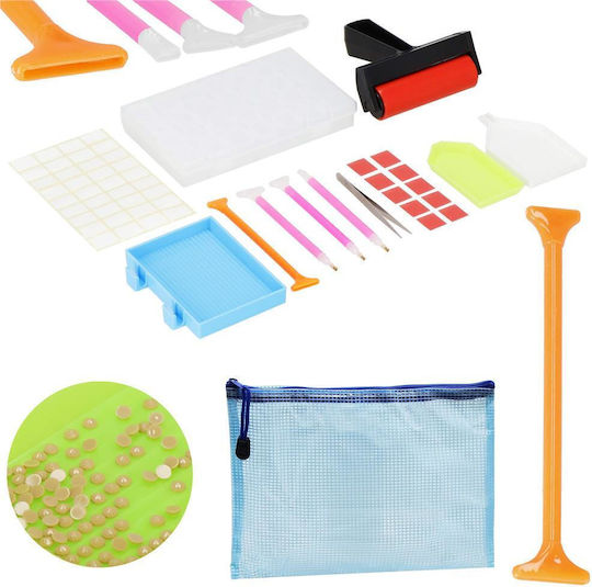 5d Diamond Painting Accessories Set 22 Pieces Storage Bag