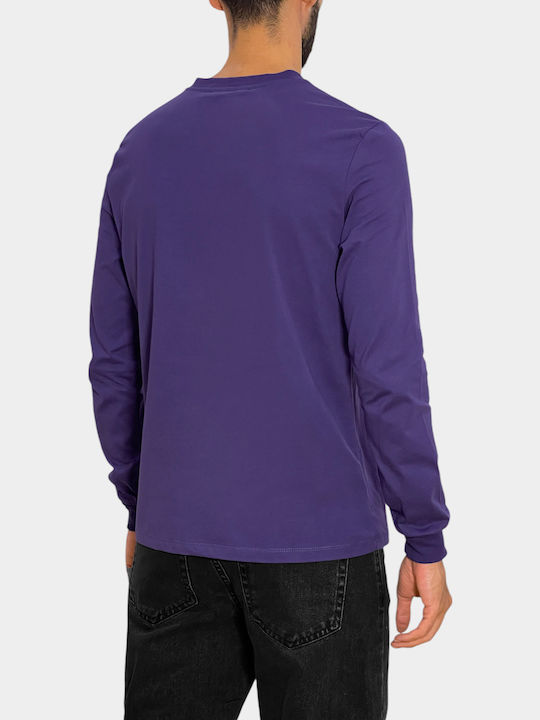 Long Sleeve Blouse Dark Purple