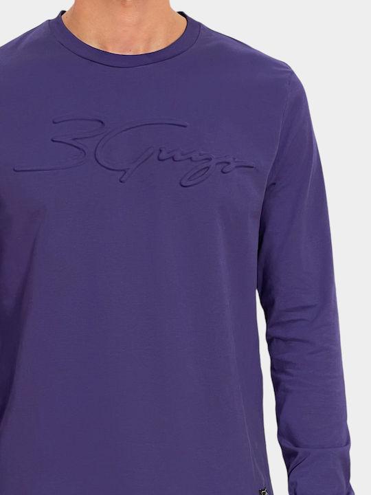 Long Sleeve Blouse Dark Purple