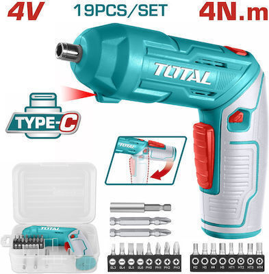 Total TSDLI0442 Κατσαβίδι Μπαταρίας 4V 1x1.5Ah