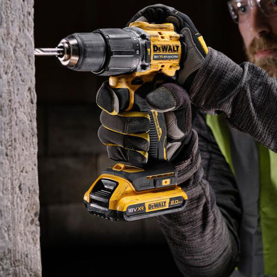 DEWALT Percussive Drill Driver Battery Brushless 18V 2x2Ah DCD100YD2T