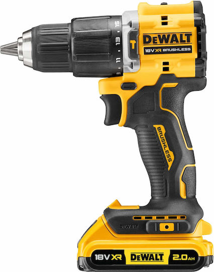 DEWALT Percussive Drill Driver Battery Brushless 18V 2x2Ah DCD100YD2T