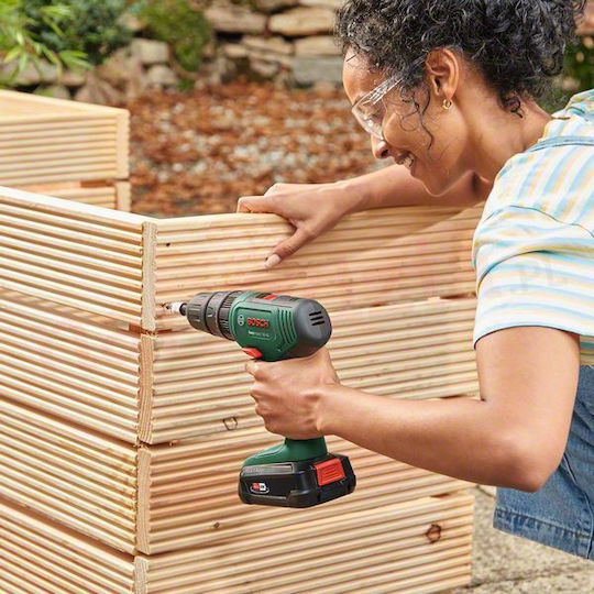 Bosch Easyimpact Percussive Battery Drill Driver 18V 2x2Ah