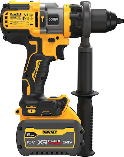 DEWALT DCD999T1 Percussive Drill Driver Battery Brushless 18V 1x6Ah