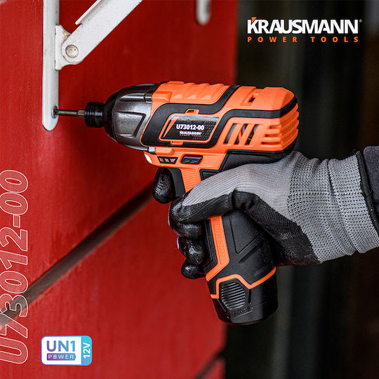 Krausmann U73012-22S Battery Impact Screwdriver 12V 2x2Ah