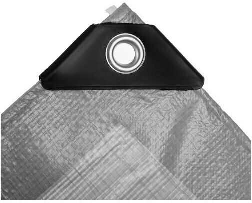 Wasserdicht Plane 120gr/m² 5x4m. Licht Typ Gray
