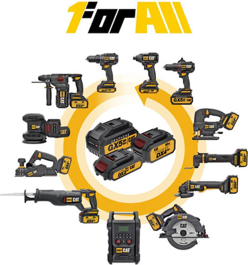CAT DX12 Κρουστικό Δραπανοκατσάβιδο Μπαταρίας Brushless 18V 2x2Ah
