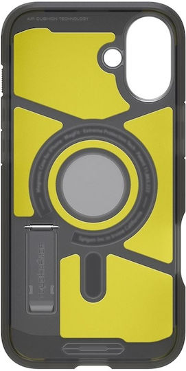 Spigen Tough Armor AI MagFit Back Cover Silicone / Plastic 1.2mm Frost Black (iPhone 16)