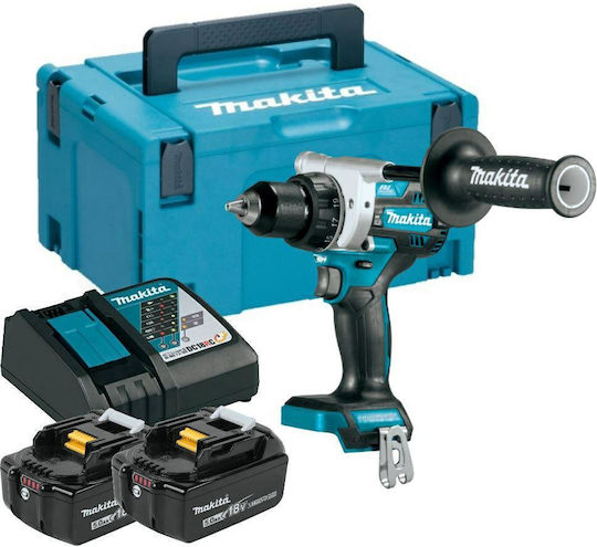 Makita DDF486RTJ Δραπανοκατσάβιδο Μπαταρίας 18V 2x5Ah