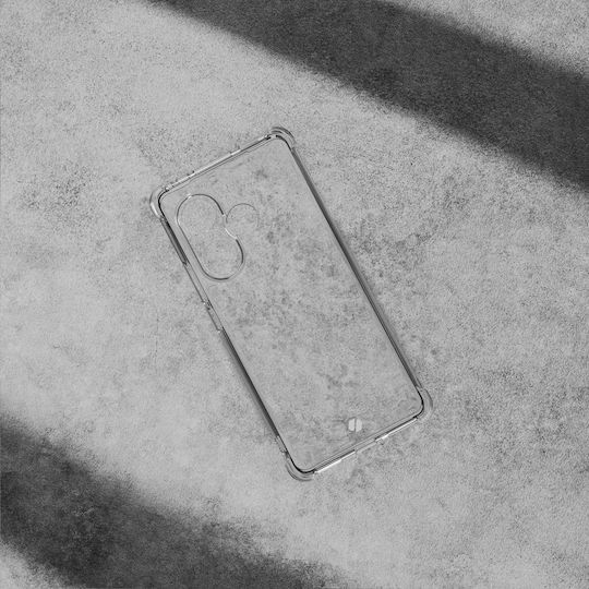 Spacecase Anti-shock Bumper Силикон 1мм с Каишка Прозрачен (Realme GT 6)