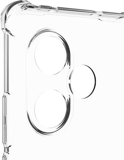 Spacecase Anti-shock Bumper Силикон 1мм с Каишка Прозрачен (Realme GT 6)