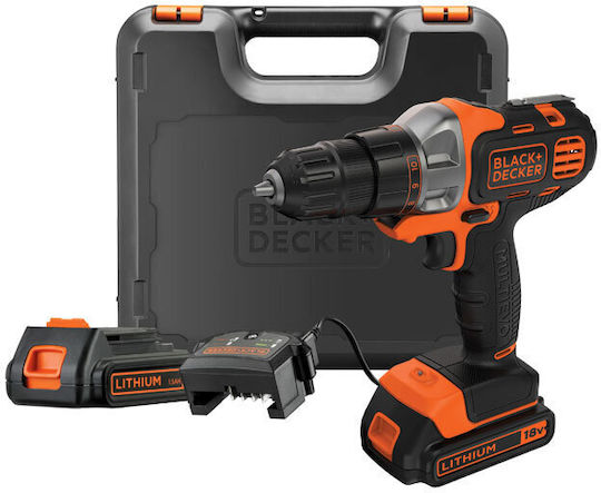 Black & Decker MT218KB Battery Power Drill Driver 18V 2x5Ah