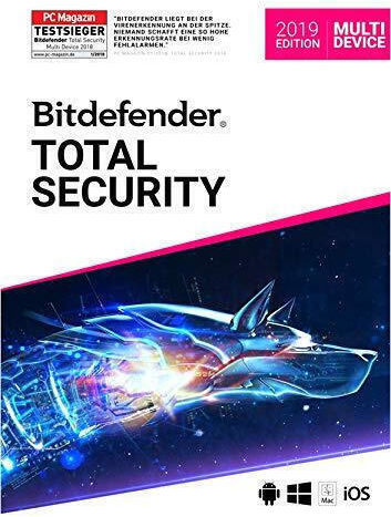 BitDefender Total Security 2020 for 10 Devices and 1 Year of Use (Electronic License)