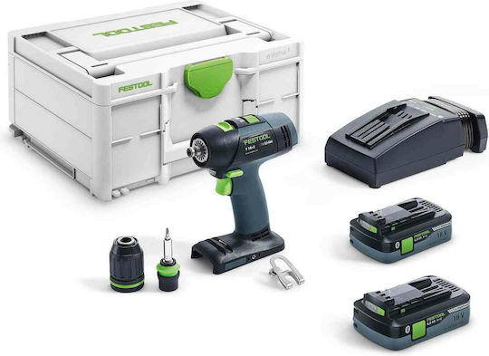 Festool T 18+3 Mașină De Găurit Cu Baterie Fără Perii 18V
