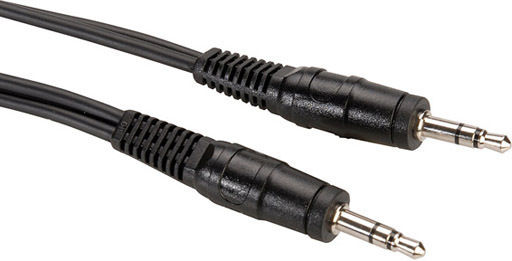 Roline 3,5mm Klinkenkabel 3,5mm Stecker - 3,5mm Stecker Schwarz 2m 11.09.4502