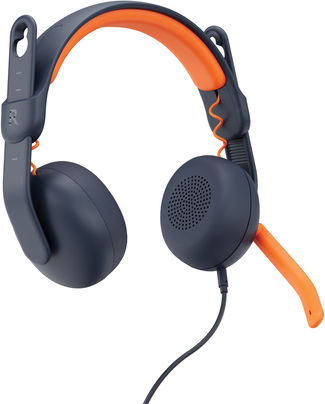 Logitech Zone Learn Albastru clasic On Ear Căști Multimedia cu microfon și conexiune USB-C în culoarea Albastru