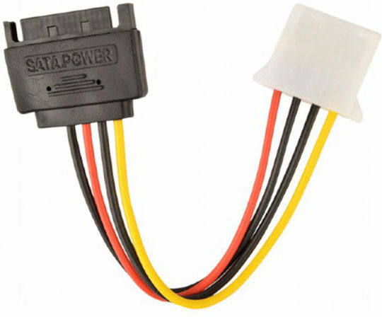 Cablexpert 15-Pin Sata - 4-Pin Molex Cable 0.15m Multicolour (CC-SATA-PS-M)