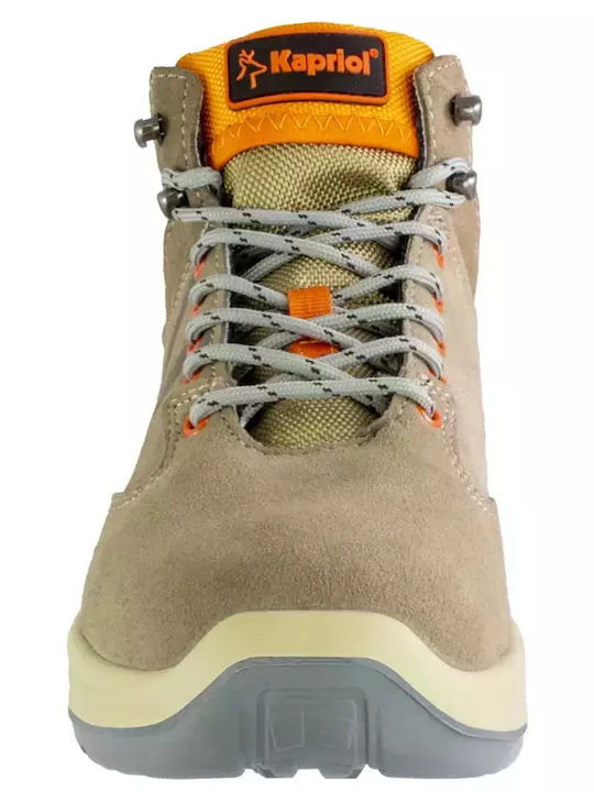 Kapriol Beige S3 Safety Shoe with SRC Certification