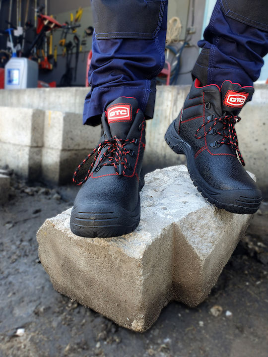 GTC Pall Star Wasserdicht Stiefel Arbeit Schwarz O2