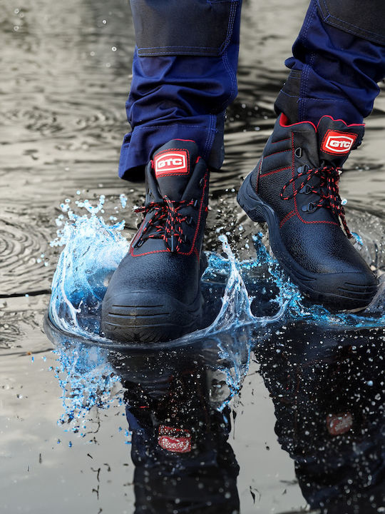 GTC Pall Star Wasserdicht Stiefel Arbeit Schwarz O2