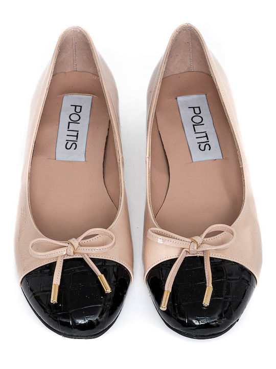 Anatomic Leather Ballerinas Beige