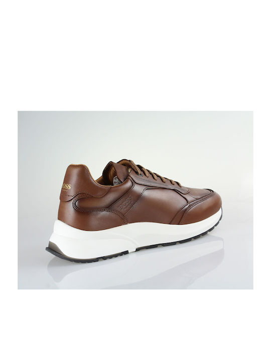 Boss Shoes Burn Sneakers Cognac Burn