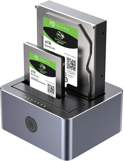 Unitek Docking Station for Hard Drives SATA 2.5" / 3.5" with Connection USB 3.0