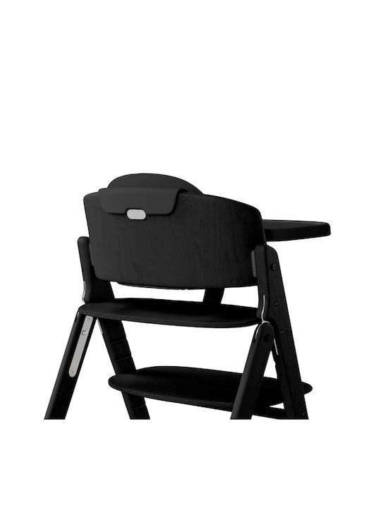 Cybex Click & Fold Foldable Baby Highchair 3 in 1 with Adjustable Height Stunning Black