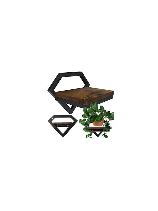 Shelf Wall Brown 19x23x20cm