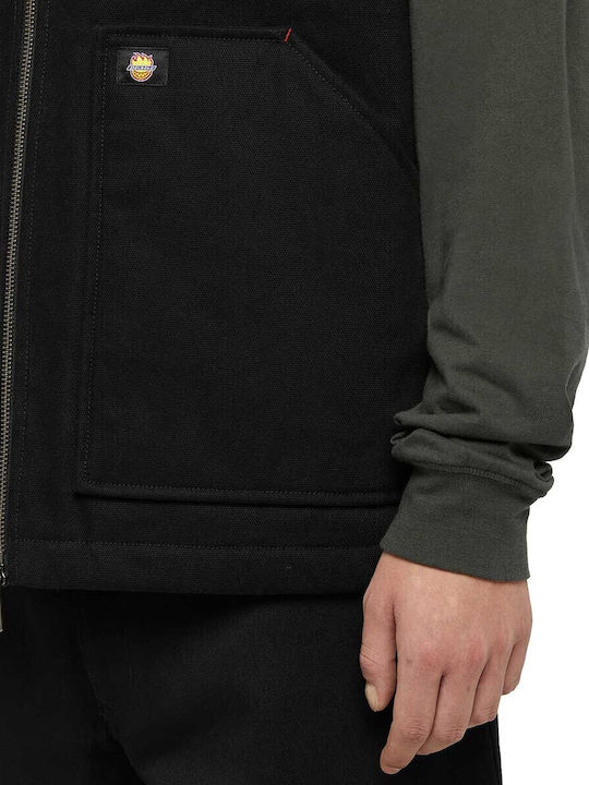 Ärmellos Jacke Schwarz