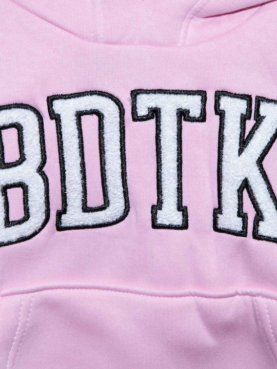 BodyTalk Kids Sweatshirt with Hood and Pockets Pink