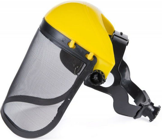 Vizieră din plasă pentru motocoasă argintie