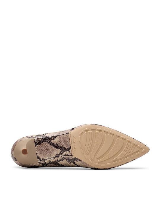 Δερμάτινες Γόβες Animal Print Γκρι