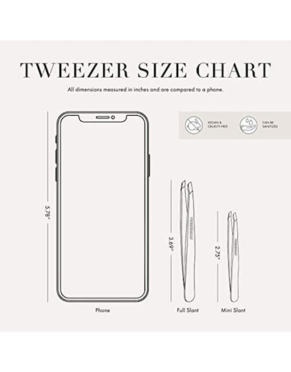 Tweezerman Τσιμπιδάκια Φρυδιών με Λεπτή Μύτη Mini Πολύχρωμα 2τμχ