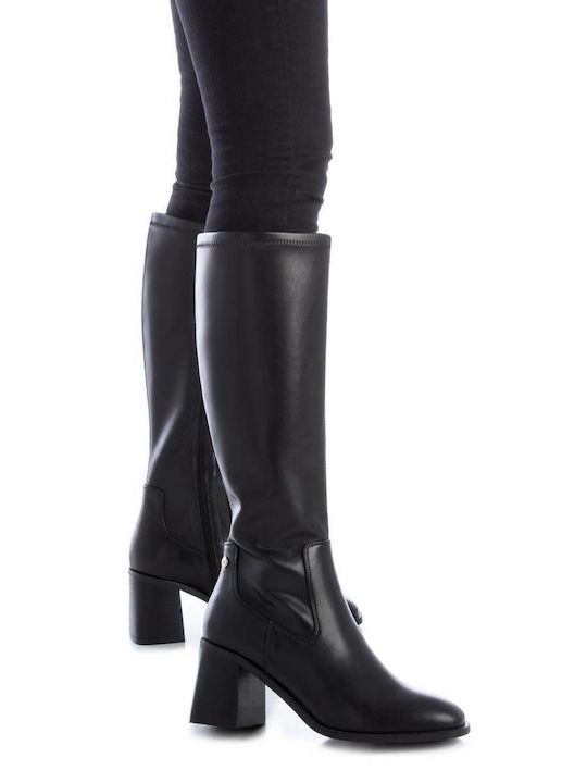 Xti Women's Boots with Medium Heel Black