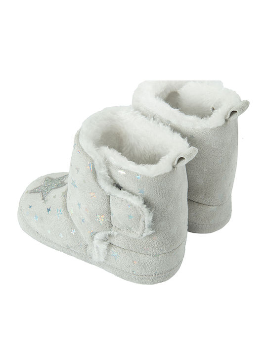 Cool Club Βρεφικά Παντοφλάκια Αγκαλιάς Γκρι