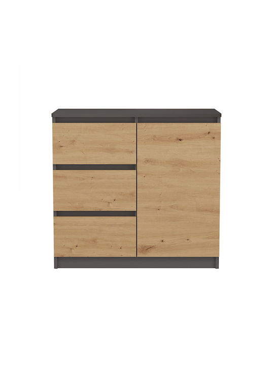 Malwa 1d3s Chest of Drawers Anthracite Artisan