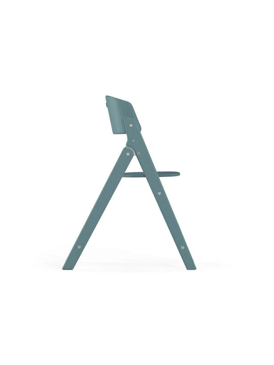 Cybex Click & Fold Klappbarer Baby Hochstuhl 4 in 1 mit Höhenverstellbar Stone Blau