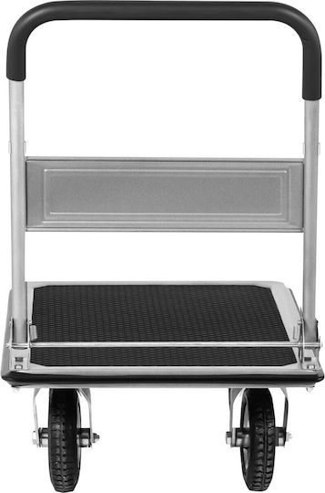 Folding Hand Platform Trolley 1 Side Warehouse 300 Kg Capacity 80 X 60 Cm