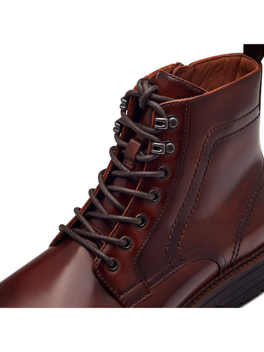 Leather Tabac Brown Men's Boots Anatomical