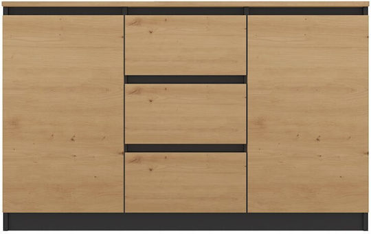 Malwa 2d3s/ba Anthracite Artisan Chest Drawers