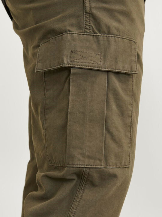 Trousers Cargo in Relaxed Fit Olive