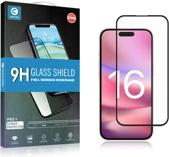 Transparent Vollflächig gehärtetes Glas (iPhone 16)