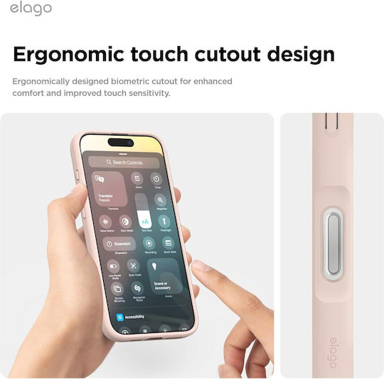 Elago Hybrid Back Cover Πλαστικό / Σιλικόνης 1.2mm Διάφανο (iPhone 16 Pro Max)