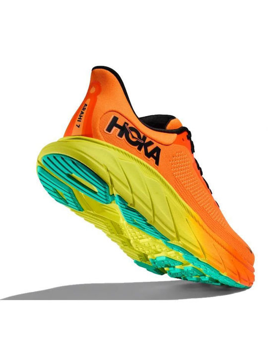 Arahi 7 Sport Shoes Running Electric Tangerine / Black