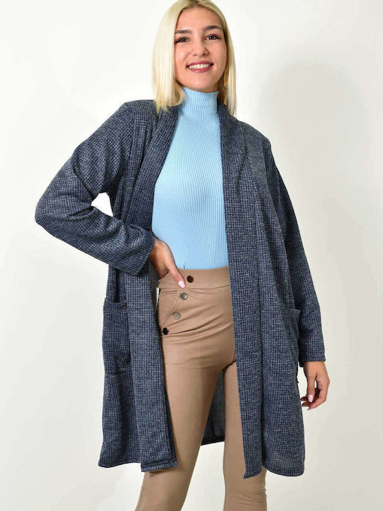 Potre Lang Damen Blazer Dark blue