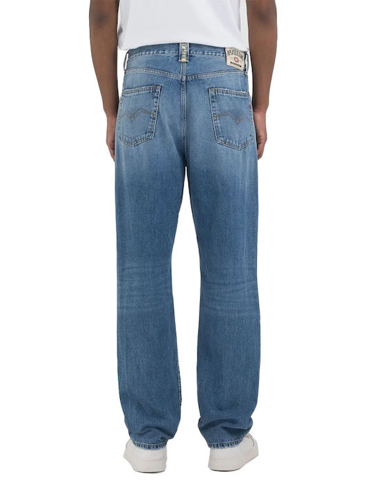 Replay Men's Jeans Pants Straight Blue