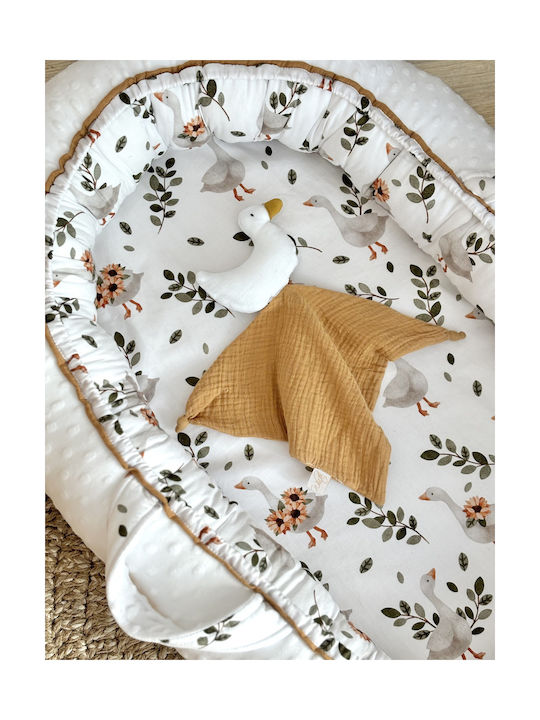 Velvet White Βρεφικό Μαξιλάρι Φωλιά White
